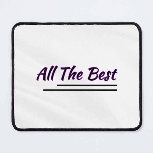 Item preview, All the Best – Minimal Design on White designed and sold by Bubbycraze.