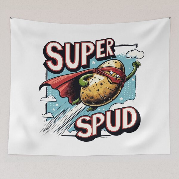 Item preview, Super Potato Hero: A Whimsical Flight of Fun designed and sold by latelierdechris.
