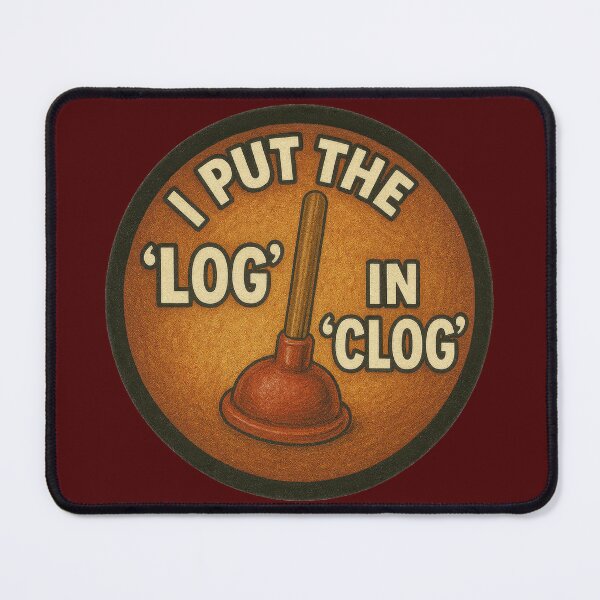 Item preview, I Put The Log in Clog designed and sold by digital-savant.
