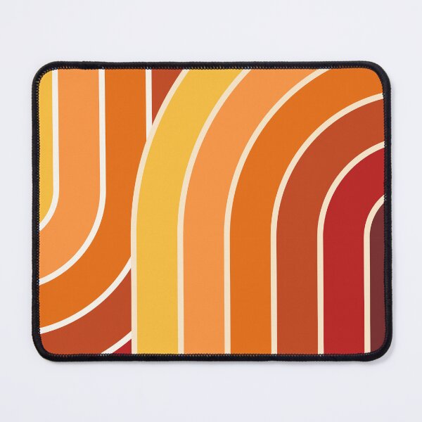 Item preview, Midcentury Modern Geometric Arch Rainbow 22 in Retro Vibes designed and sold by nineFlorals.