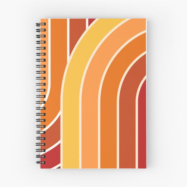 Item preview, Midcentury Modern Geometric Arch Rainbow 22 in Retro Vibes designed and sold by nineFlorals.