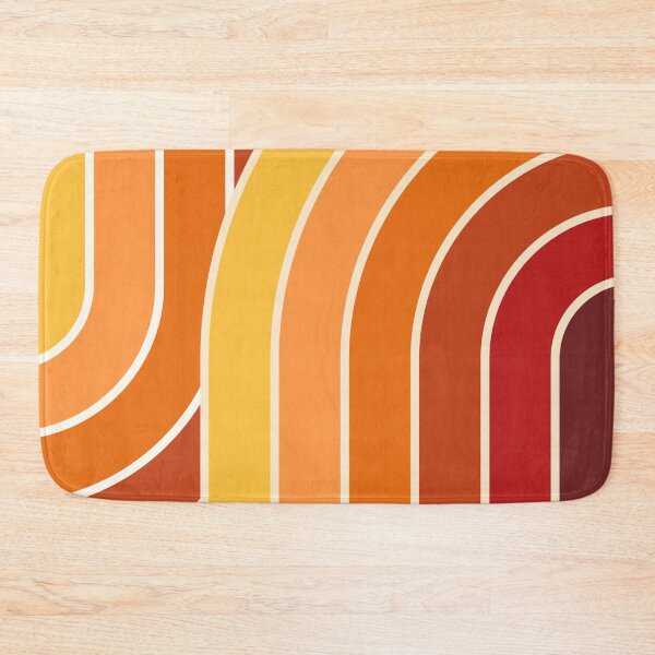 Item preview, Midcentury Modern Geometric Arch Rainbow 22 in Retro Vibes designed and sold by nineFlorals.