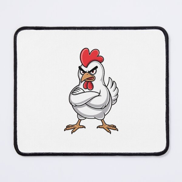 Item preview, Irate White Chicken designed and sold by Gentle40Winks.