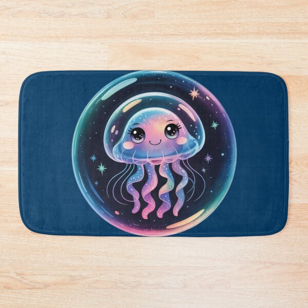 Item preview, Kawaii Jellyfish in Bubble and Space – Cute Pastel Galaxy Ocean Animal, Sublimation & Kids Gifts designed and sold by FeelCreations.
