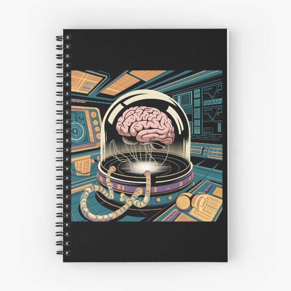 Item preview, Retro Sci-Fi Brain Experiment Futuristic Lab designed and sold by Into The Rabbit Hole.