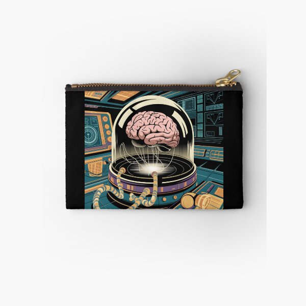 Item preview, Retro Sci-Fi Brain Experiment Futuristic Lab designed and sold by Into The Rabbit Hole.