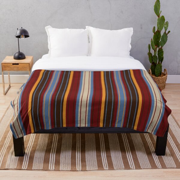 Item preview, 1960s Brown Vertical Stripes designed and sold by VintageStyle.