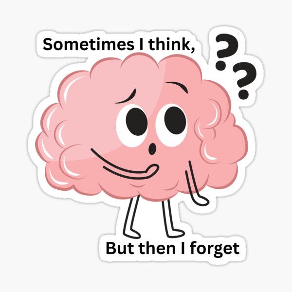 Item preview, Funny Brain Stickers and Designs designed and sold by feathereddaisy.