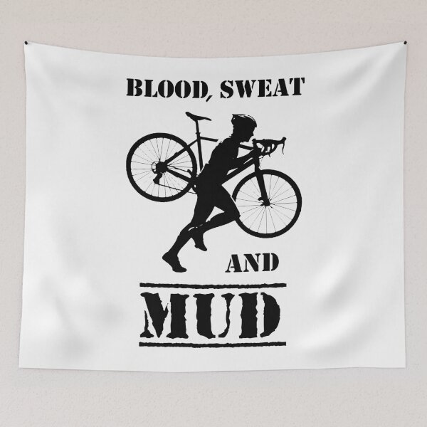 Item preview, Blood Sweat And Mud Cyclocross designed and sold by Esskay Designs.