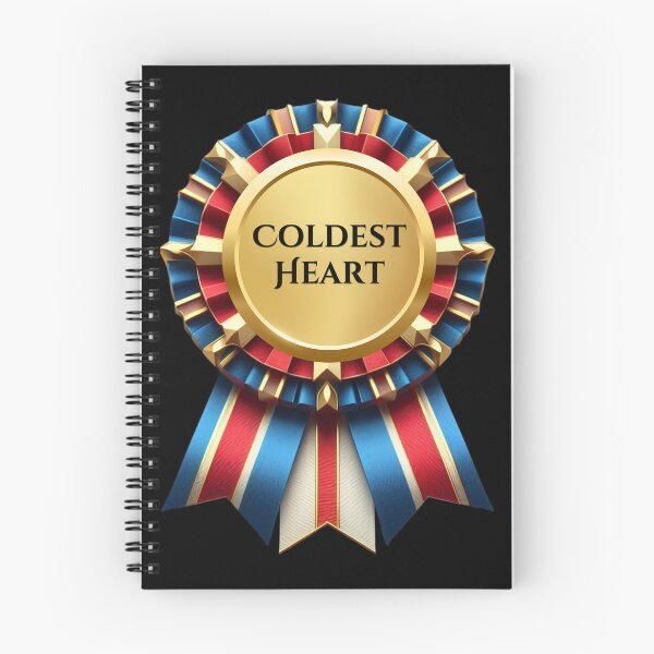 Item preview, RIBBON:  Coldest Heart - funny awards achievements designed and sold by DesignsFromTW-S.