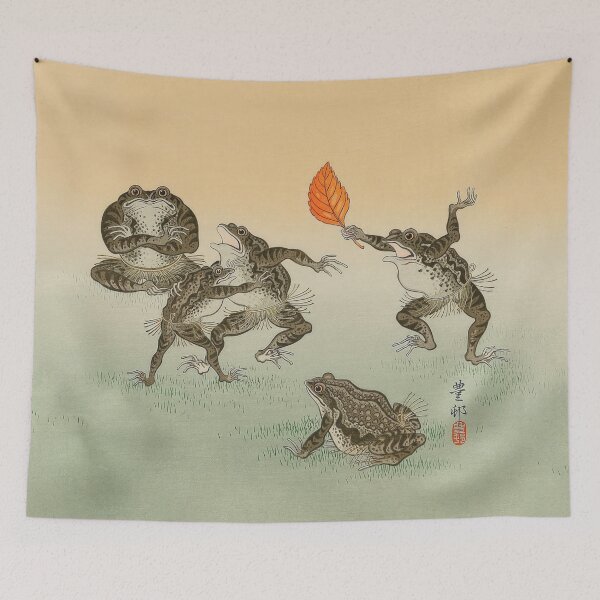 Item preview, Frog Sumo - Ohara Koson designed and sold by Onodera.