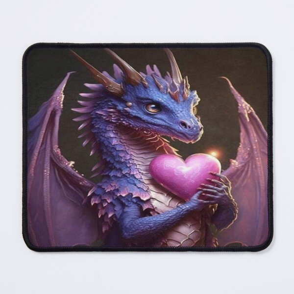 Item preview, "Dragon in Love: Magical Heart and Fantastic Mystery" designed and sold by GagaArtGallery.