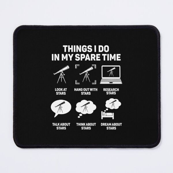 Item preview, Stargazing Things I Do In My Spare Time Telescope Stars designed and sold by DexertimaArt.