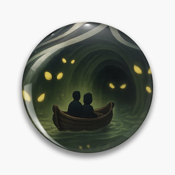 Item preview, Tunnel of Shriek Serum – Haunted Carnival Halloween Potion Sticker designed and sold by Kampendesigns.