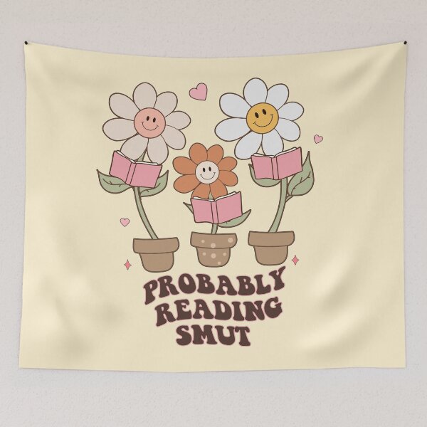 Item preview, Smut daisy reading books - kindle bookstagram - girly fantasy fangirls designed and sold by Fantasy Cache.