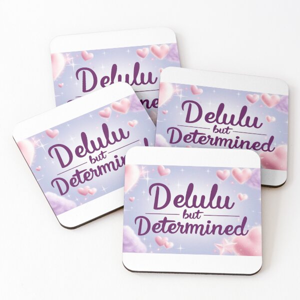 Item preview, Delulu but determined | Tenderness with attitude designed and sold by StormArte.