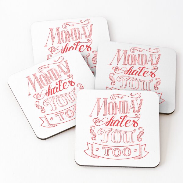 Item preview, Monday Hates You Too designed and sold by getspark.