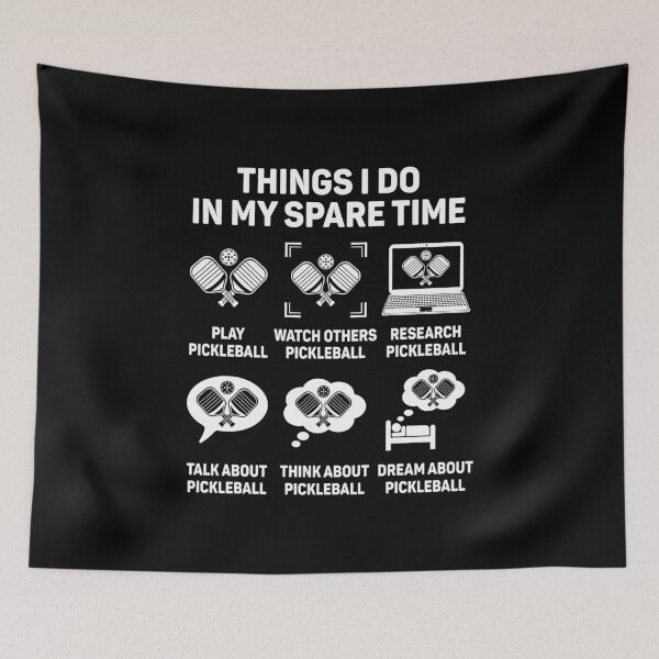 Item preview, Pickleball Things I Do in My Spare Time Pickleball designed and sold by DexertimaArt.