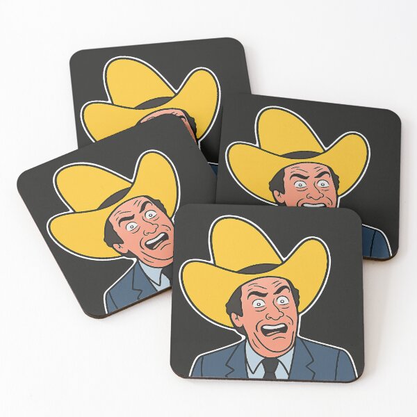 Item preview, Turd Ferguson Meme Sticker – Funny SNL Cowboy Hat Character designed and sold by YuliaHulia.