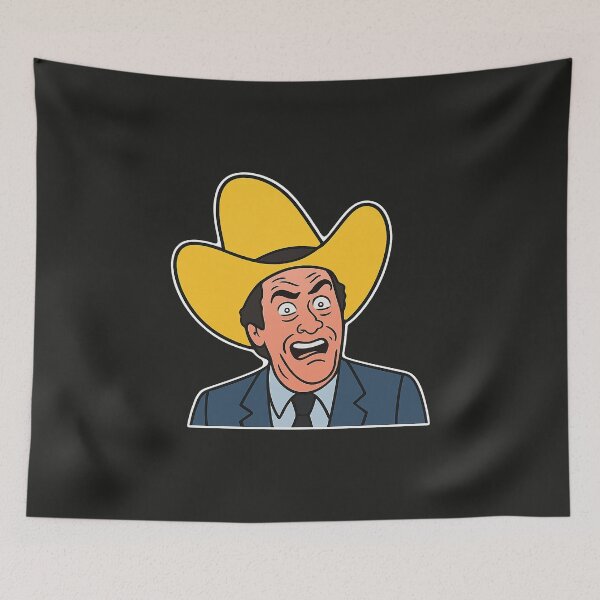 Item preview, Turd Ferguson Meme Sticker – Funny SNL Cowboy Hat Character designed and sold by YuliaHulia.