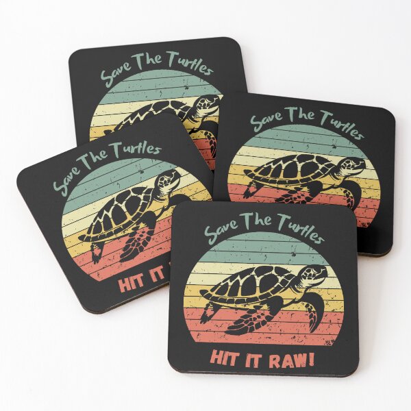 Item preview, Save The Turtles Hit It Raw designed and sold by beAwareShop.