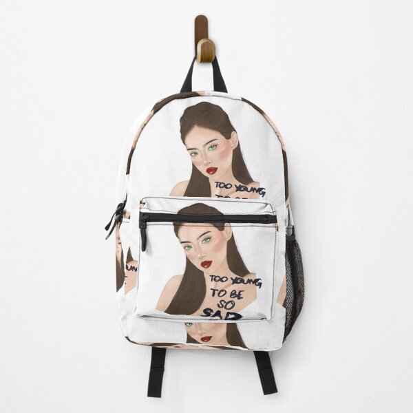Item preview, Too Young To Be So Sad – Emotional Girl Portrait designed and sold by Mused by Melancholy.