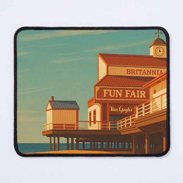 Item preview, Great Yarmouth Norfolk Design Vintage Pier and Classic Seaside Scene designed and sold by JackCurtis1991.