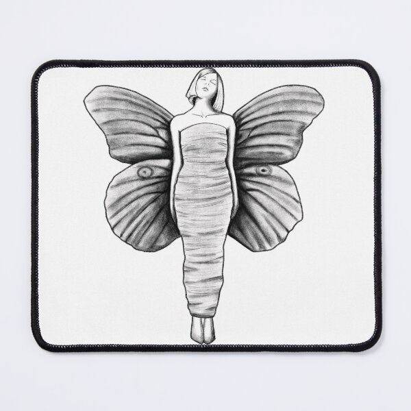 Item preview, AURORA Aksnes All My Demons Greeting Me As A Friend Realistic Pencil Drawing designed and sold by incloudines.