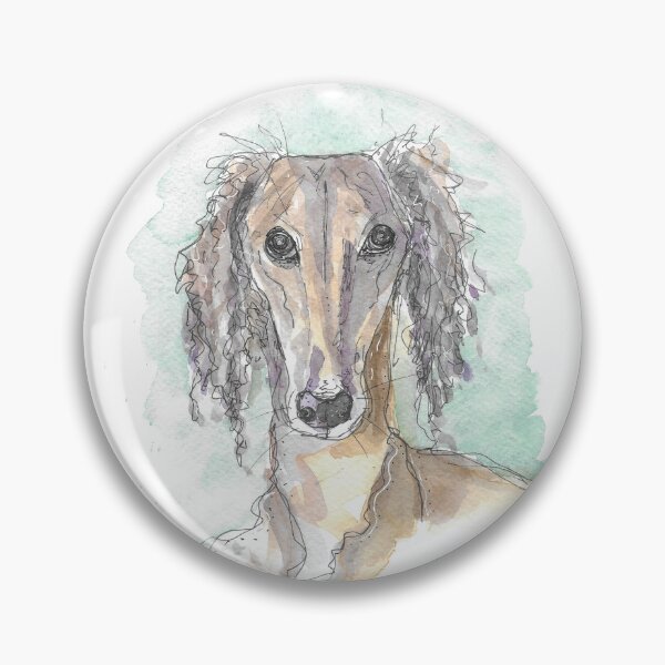 Artikelvorschau, Saluki-Hund-Illustration entworfen und verkauft von DebTheZeb.
