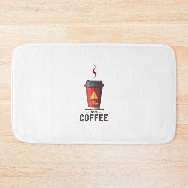 Item preview, Low Battery I Need Coffee tshirt, Funny Coffee Lover T-Shirt Design, best outfit ever designed and sold by beyond-canvas.