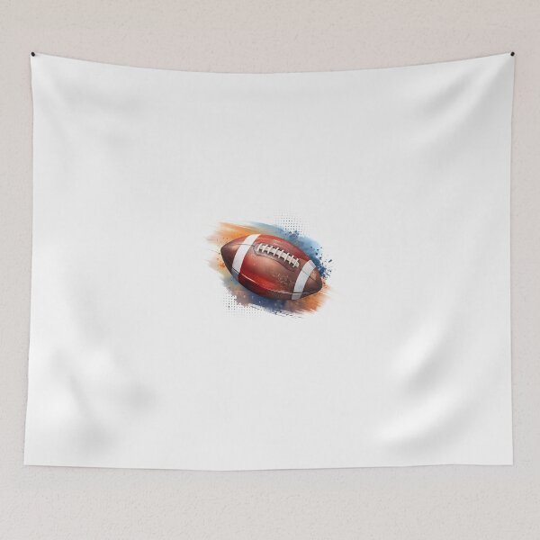 Item preview, American Football with Colorful Paint Splash designed and sold by Kids Art 4U.