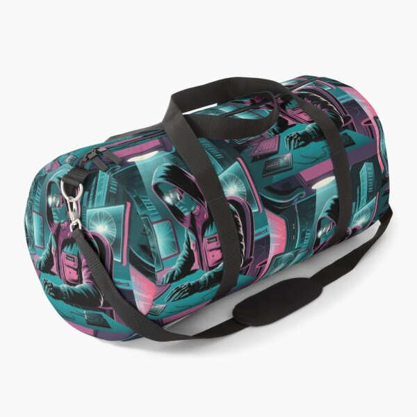 Item preview, Retro Cyberpunk Neon Hacker Scene designed and sold by Into The Rabbit Hole.