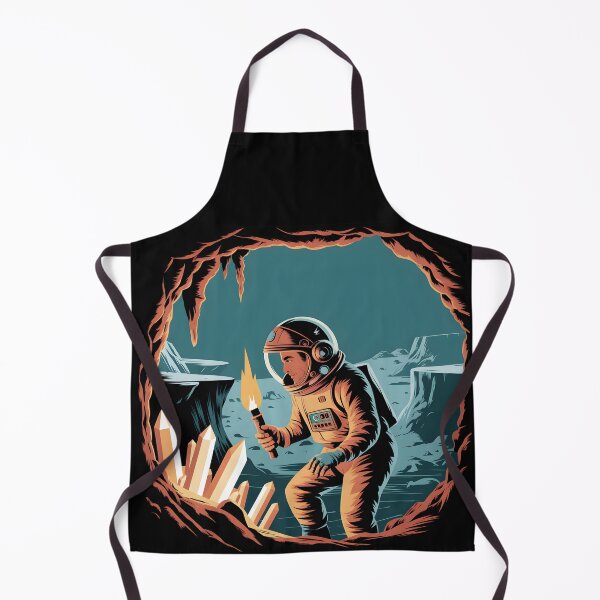 Item preview, Vintage Astronaut Crystal Cave Exploration designed and sold by Into The Rabbit Hole.