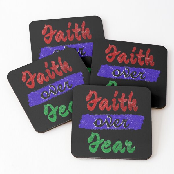 Item preview, Faith Over Fear – Minimal Christian Bible inspired Typography Design - RBG designed and sold by ZechJohnRB.