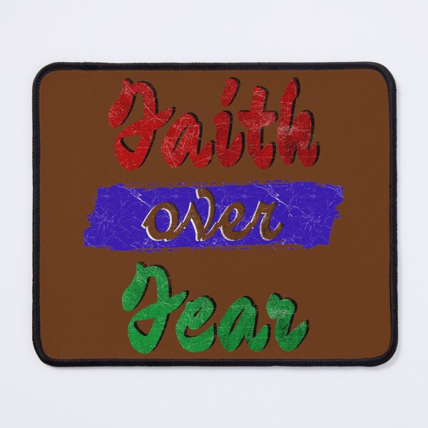Item preview, Faith Over Fear – Minimal Christian Bible inspired Typography Design - RBG designed and sold by ZechJohnRB.