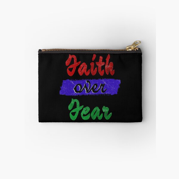 Item preview, Faith Over Fear – Minimal Christian Bible inspired Typography Design - RBG designed and sold by ZechJohnRB.