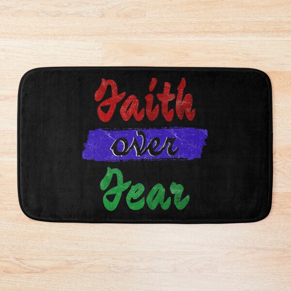 Item preview, Faith Over Fear – Minimal Christian Bible inspired Typography Design - RBG designed and sold by ZechJohnRB.