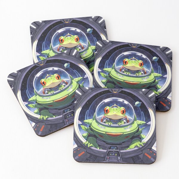 Item preview, Cute Frog Spaceship Space designed and sold by Atlantico54.