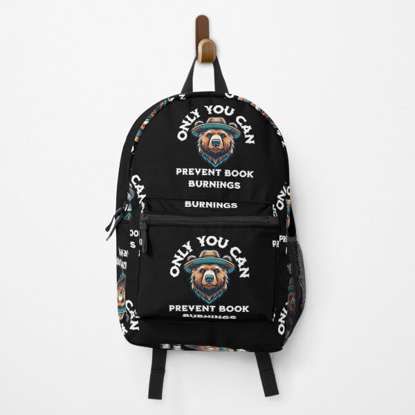 Item preview, Only You Can Prevent Book Burnings Bear Graphic Design designed and sold by ArtDesignTp.