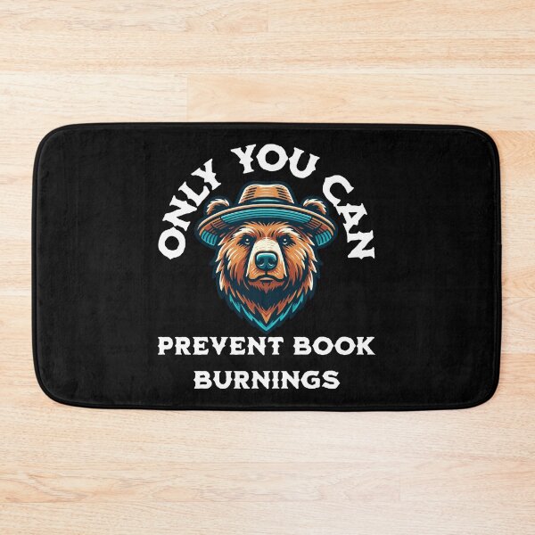Item preview, Only You Can Prevent Book Burnings Bear Graphic Design designed and sold by ArtDesignTp.