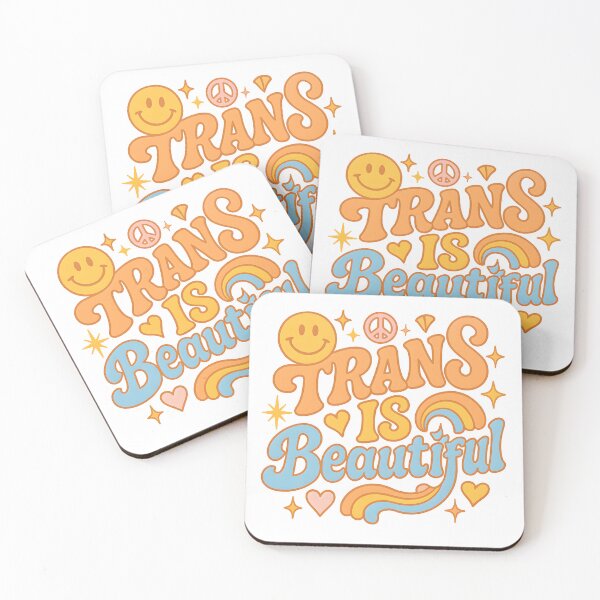Item preview, Trans Is Beautiful – Retro Pastel Pride Affirmation designed and sold by Haus Of Sin.