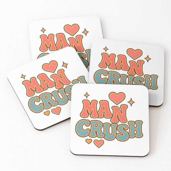 Item preview, Man Crush – Retro Queer Love Heart Design designed and sold by Haus Of Sin.