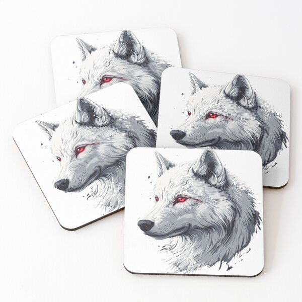Item preview, Direwolf Red Eyes designed and sold by NicolasGlowArt.
