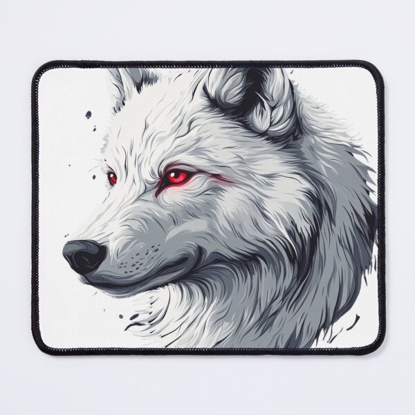 Item preview, Direwolf Red Eyes designed and sold by NicolasGlowArt.