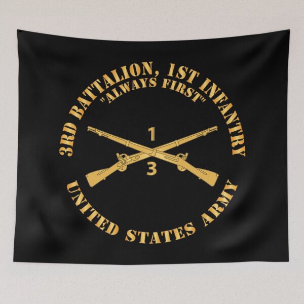 Item preview, Army - 3rd Battalion, 1st Infantry Regiment Branch - Always First - US Army X 300 designed and sold by Military Insignia Products.