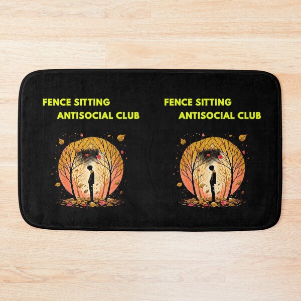 Item preview, Fence Sitting Antisocial Club designed and sold by TrendsLook.