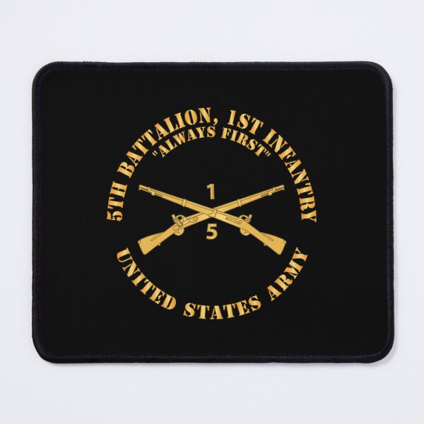 Item preview, Army - 5th Battalion, 1st Infantry Regiment Branch - Always First - US Army X 300 designed and sold by Military Insignia Products.