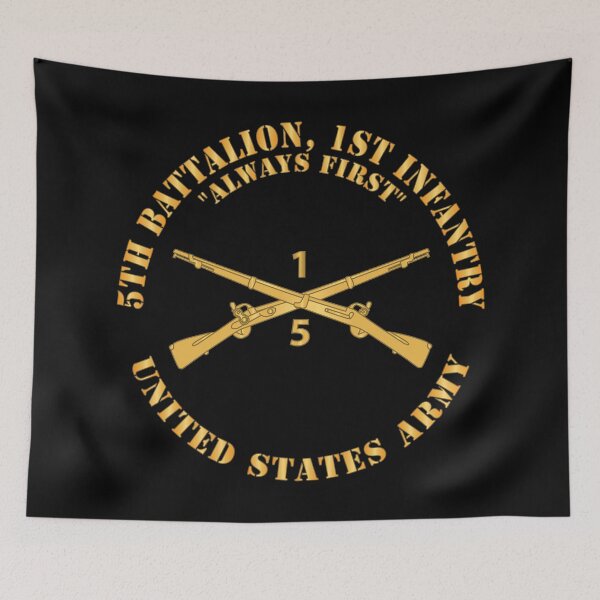 Item preview, Army - 5th Battalion, 1st Infantry Regiment Branch - Always First - US Army X 300 designed and sold by Military Insignia Products.