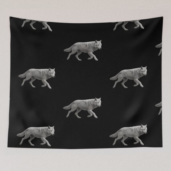 Item preview, Hunting Dire Wolf Art – Majestic Wildlife Animal T-Shirt Design designed and sold by BlankCanvasHaHa.