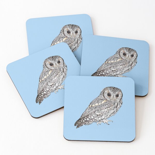 Item preview, Flammulated Owl Black Alternate Design  designed and sold by designsasstultd.
